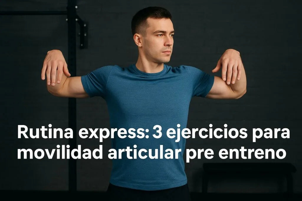 Rutina express: 3 ejercicios para movilidad articular pre entreno.