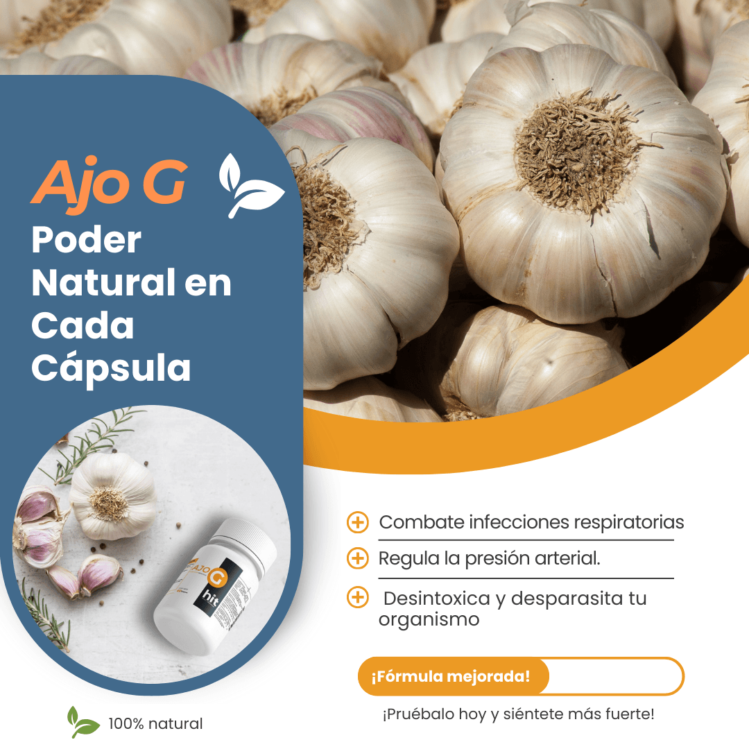 HIT® Ajo G en Cápsulas 60 grageas | Complemento Alimenticio a Base de Ajo | Fórmula de Origen Natural con Perejil | Uso Adulto