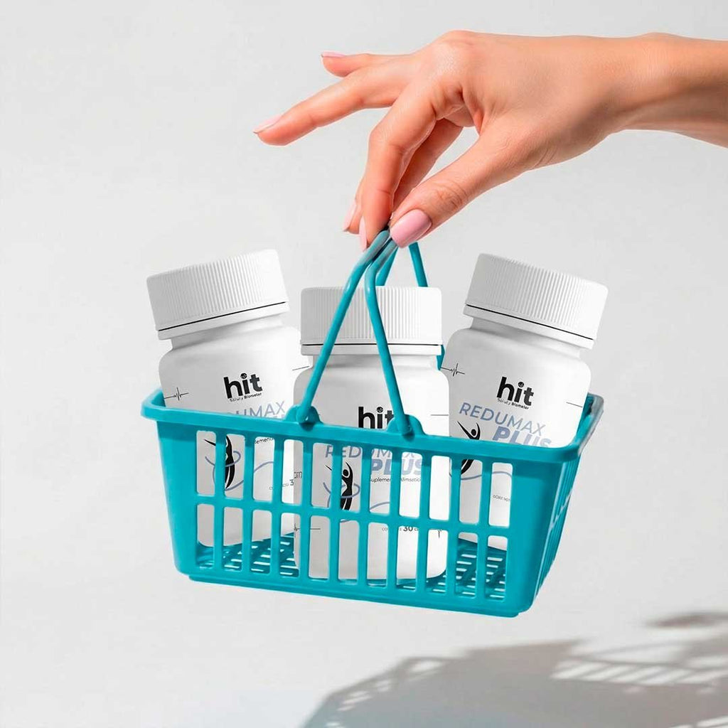 HIT Redumax Plus – Complemento para Control de Peso y Metabolismo | 30 Cápsulas por Caja | Pack de 5 Piezas | Apoyo en Reducción de Medidas y Bienestar