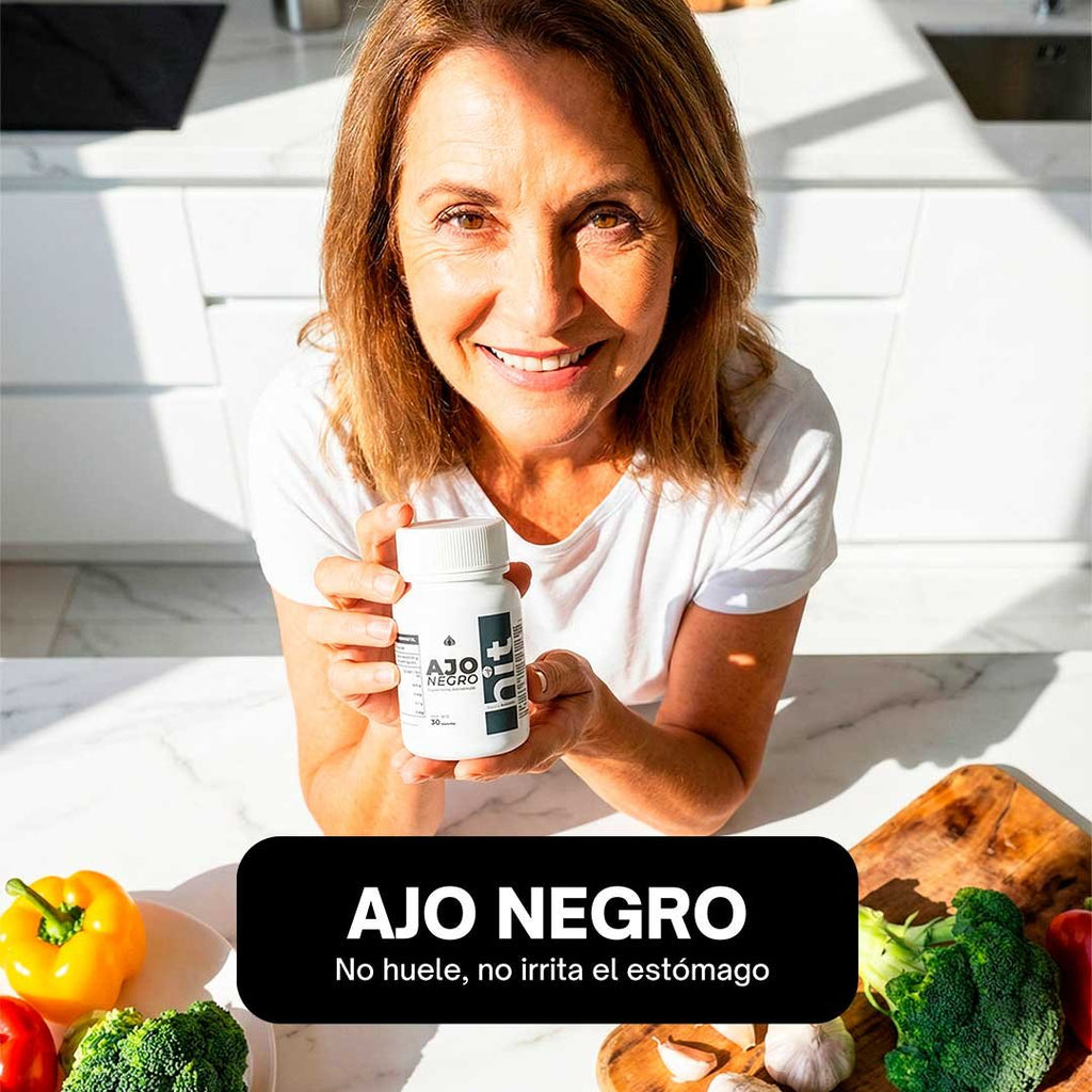HIT® Ajo Negro en Cápsulas 30 pzs | Complemento Alimenticio de Ajo Negro Fermentado | Bienestar Diario | Uso Adulto