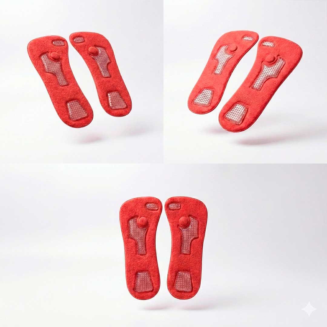 Plantillas para Pies VARICO CERAMIX® HIT 38 g | Plantillas de Confort con Disco Cerámico y Superficie Texturizada | Uso Diario | Unisex  3 piezas