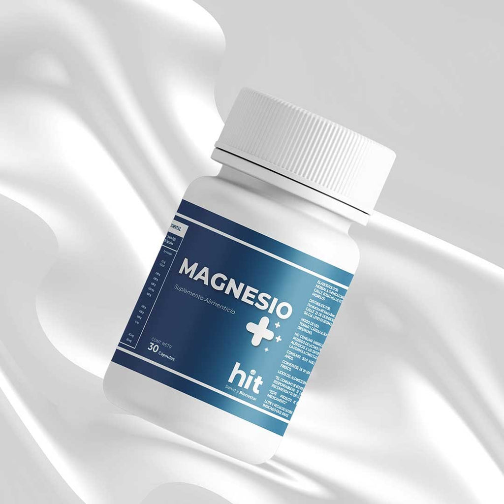 Magnesio HIT | Complemento Alimenticio en Cápsulas | 30 Cápsulas | Uso Diario | Presentación Práctica