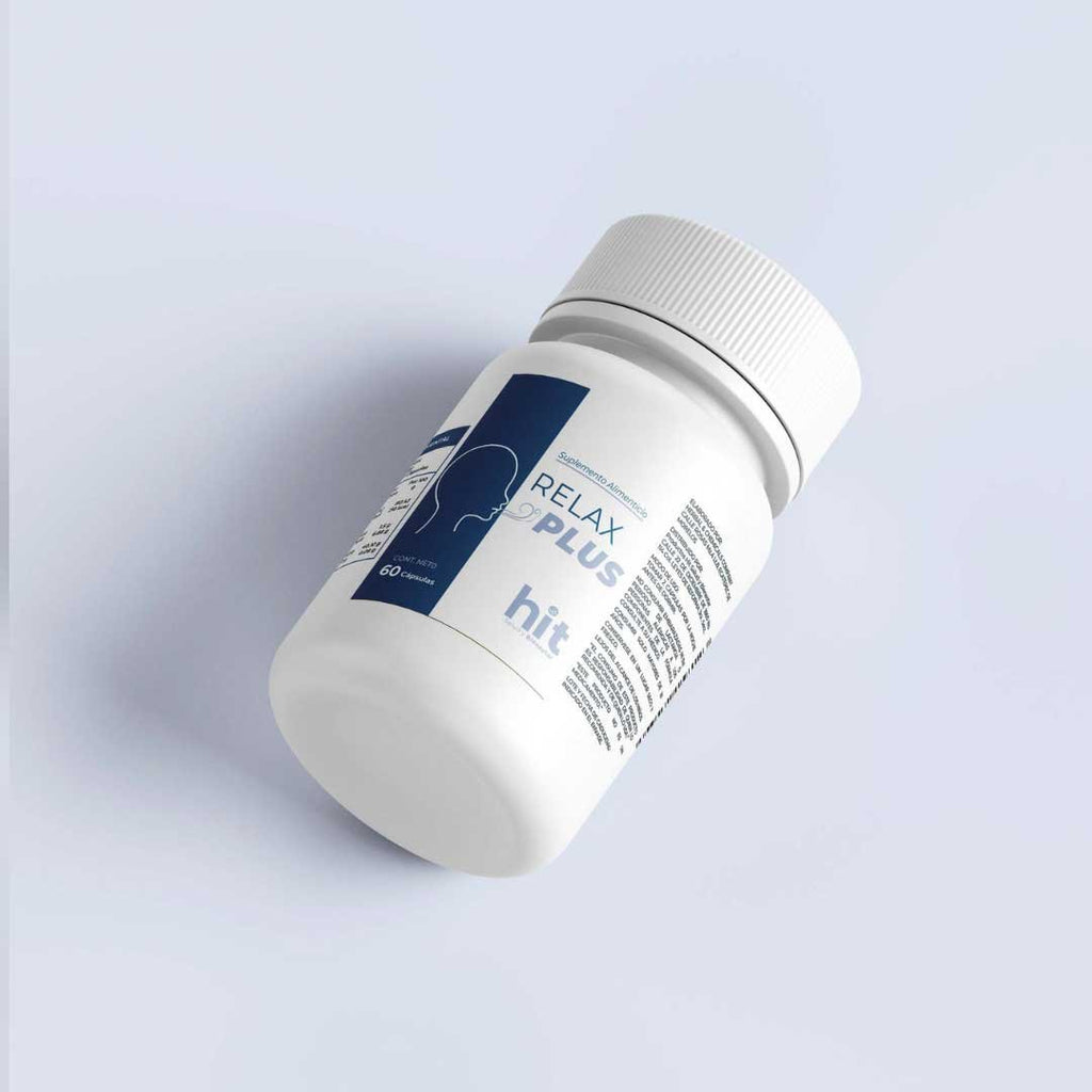 HIT Relax Plus – Complemento Alimenticio para Relajación y Bienestar | Apoyo al Descanso y Estrés | 60 Cápsulas por Caja | Pack de 5 Piezas