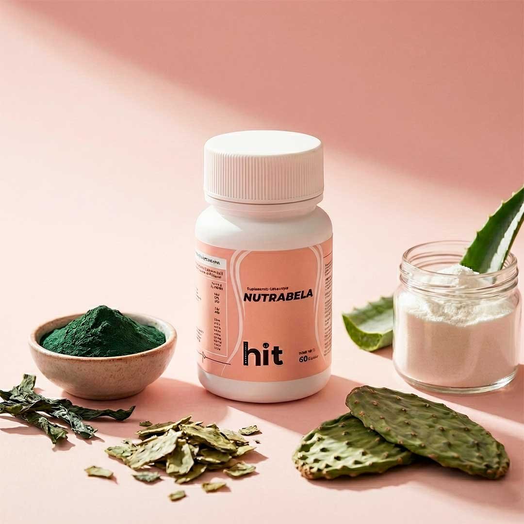 HIT Nutrabela – Complemento Alimenticio para Cuidado Femenino y Bienestar Integral | 60 Cápsulas por Caja | Pack de 5 Piezas