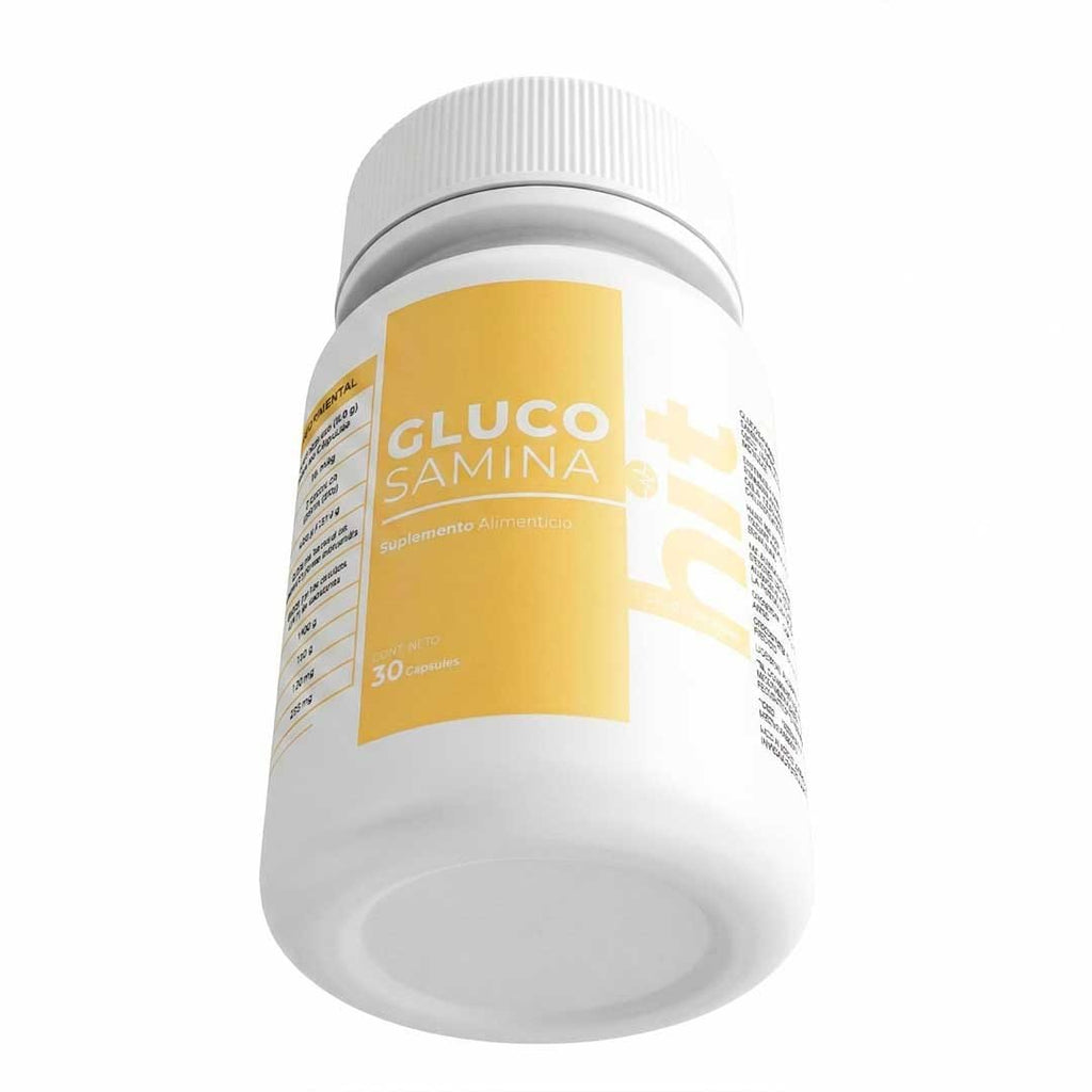 HIT® Glucosamina Plus® en Cápsulas 30 pzs | Complemento Alimenticio con Glucosamina, Vitamina A y Árnica | Fórmula de Origen Natural | Uso Adulto
