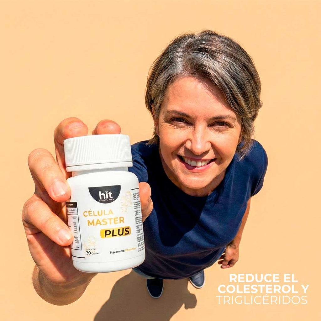 HIT® Célula Master Plus® en Cápsulas 30 pzs | Complemento Alimenticio con Olivo, Equinácea, Ginkgo Biloba y Ginseng | Fórmula Herbal | Uso Adulto